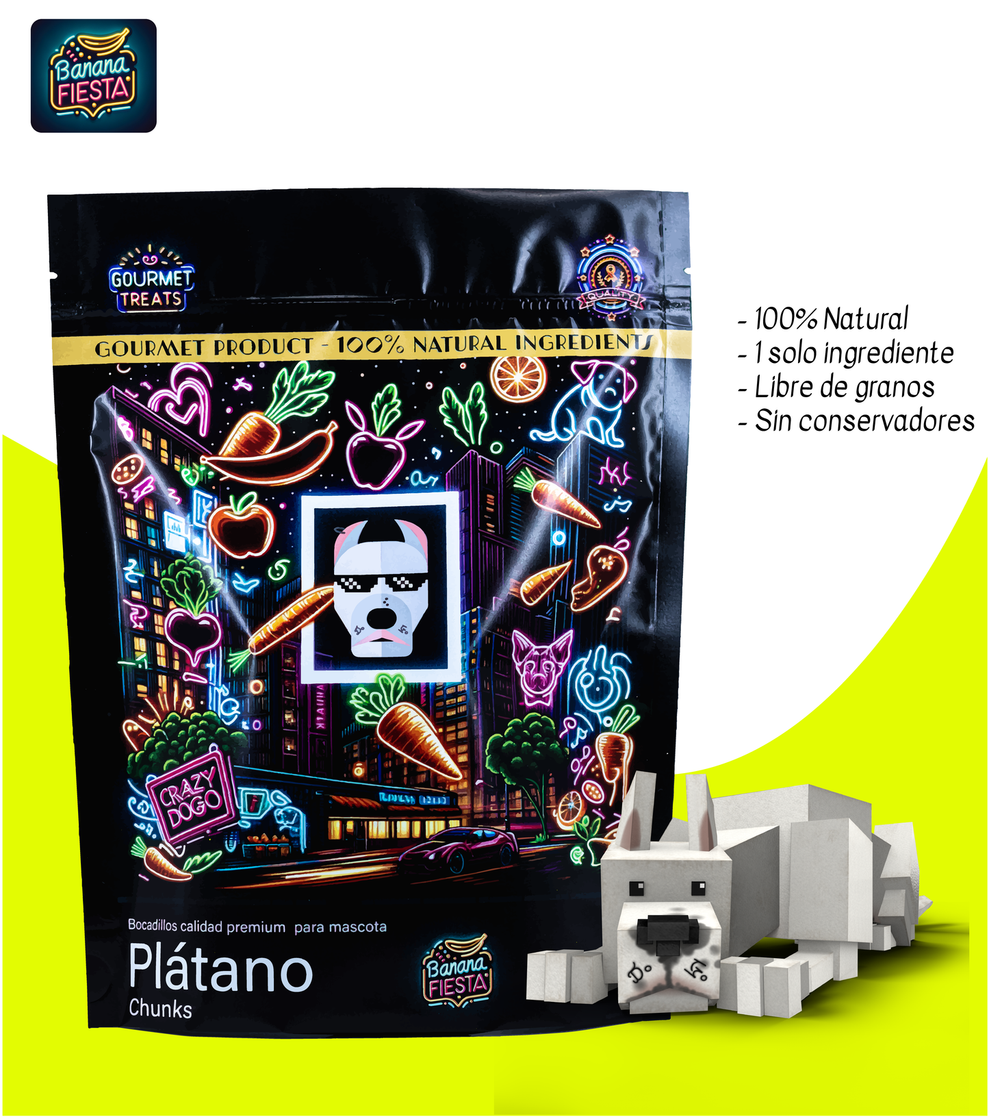 Banana Fiesta Chunks (Plátano en Trozos)