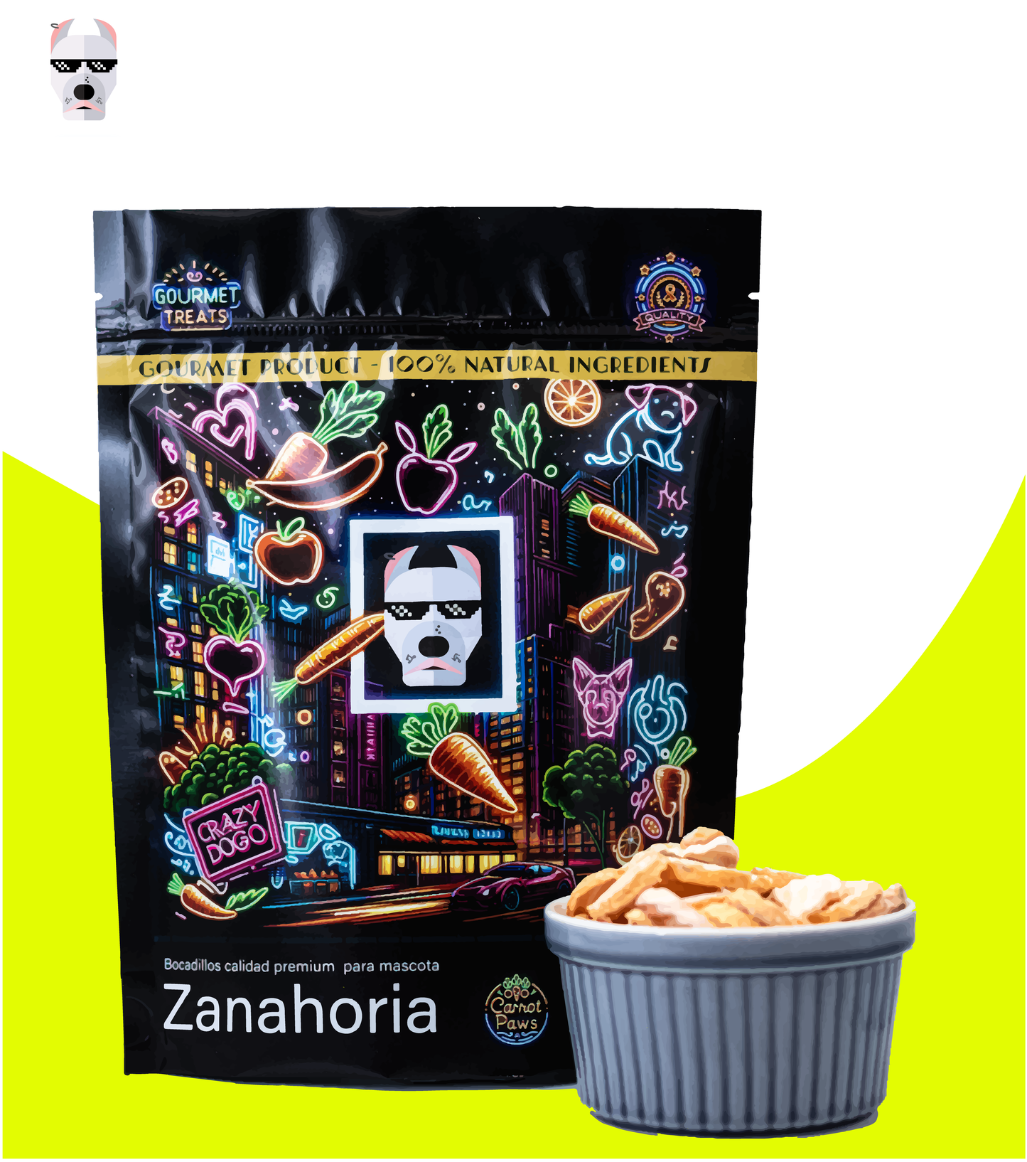 Carrot Paws (Zanahoria en Rodajas)